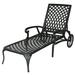 Patio Chaise Lounge Chair Outdoor Folding Lounge Recliner Chairs Backrest Adjustable Courtyard Cast Aluminum Lying Bed