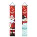 FNGZ Banner Christmas Couplet Holiday Party Porch Flags Decorative Pendant Curtain Banner Christmas Couplet Christmas Decorations Clearance