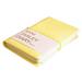 notebook PU Leather Notebook with Colored Pages Notepad with Colored Paper Medium Size (Yellow)