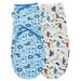 Baby Swaddle Wrap Newborn Blankets for 0-6 Months Large Adjustable Infant Sleep Sack 2 Pack