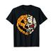 Halloween Baseball Pumpkin Skull Scary Costume Men Boys Kids T-Shirt