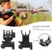 Metal Low Profile Flip-up Iron Sight Set For Hunting