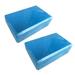 QILIN 2Pcs Yoga Block EVA Foam Brick Stretching Aid Gym Pilates Exercise Fitness Tool