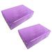 QILIN 2Pcs Yoga Block EVA Foam Brick Stretching Aid Gym Pilates Exercise Fitness Tool