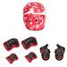 Kids Protective Gear Set Outdoor Sports Safety Equipment 7Pcs Child Helmet Knee &Elbow Pads Wrist Guards for Roller Scooter Skateboard Bicycle