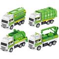 garbage truck 4pcs Garbage Truck Toys Children Trash Car Toys Sanitation Truck Car Model Garbage Trucks Random Style