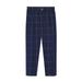 IROINNID Back to School Toddler Kids Big Boy Cute Solid Color Lattice School Uniform Suit Pants Trousers Discount Dark Blue