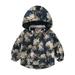 Eashery Boys and Toddlers Lightweight Jacket Hooded Lightweight Reversible Full Zip Shell Jacket Long Sleeve Cotton Pullover Toddler Boy Jackets (Camouflage 4-5 Years)