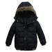 Eashery Lightweight Jacket for Boys Kids Cotton Windproof Warm Winter Coats Fall Winter Clothes Jackets for Boys (Black 1 Years)
