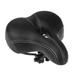 TOYMYTOY Comfort Saddle Wide Bike Cushion Seat With Waterproof Cover (Black)