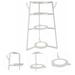 4 tier storage rack 4 Tier Plastic Storage Rack Light Duty Shelf Unit Kitchen Storage Rack