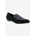 Wide Width Women's Ferris Casual Flat by Bellini in Black Multi Wool (Size 9 W)