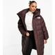 The North Face Acamarachi oversized long puffer coat in brown Exclusive at ASOS