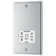 GoodHome Chrome Double Screwed Shaver Socket