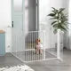 Pawhut Foldable Dog Playpen, Puppy Pen Crate Kennel Exercise Fence With Door