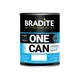Bradite One Can Eggshell Multi-Surface Primer And Finish (Oc64) 1L - (Ral 3004) Purple Red