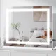 Hollywood Vanity Mirror With Light 58 X 48 Cm Led Makeup Mirror Wall-Mounted With 3 Colors Light