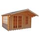 Shire Cannock 10X8 Ft Apex Tongue & Groove Wooden Cabin - Assembly Service Included