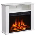 Flameko Sahara Fireplace With 31" Surround And Realistic Flame Effect Heater White Multiple Colours Available