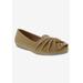 Wide Width Women's Snug Flat by Bellini in Taupe Wool (Size 9 W)