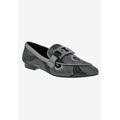 Women's Felix Casual Flat by Bellini in Black Silver Combo (Size 8 M)