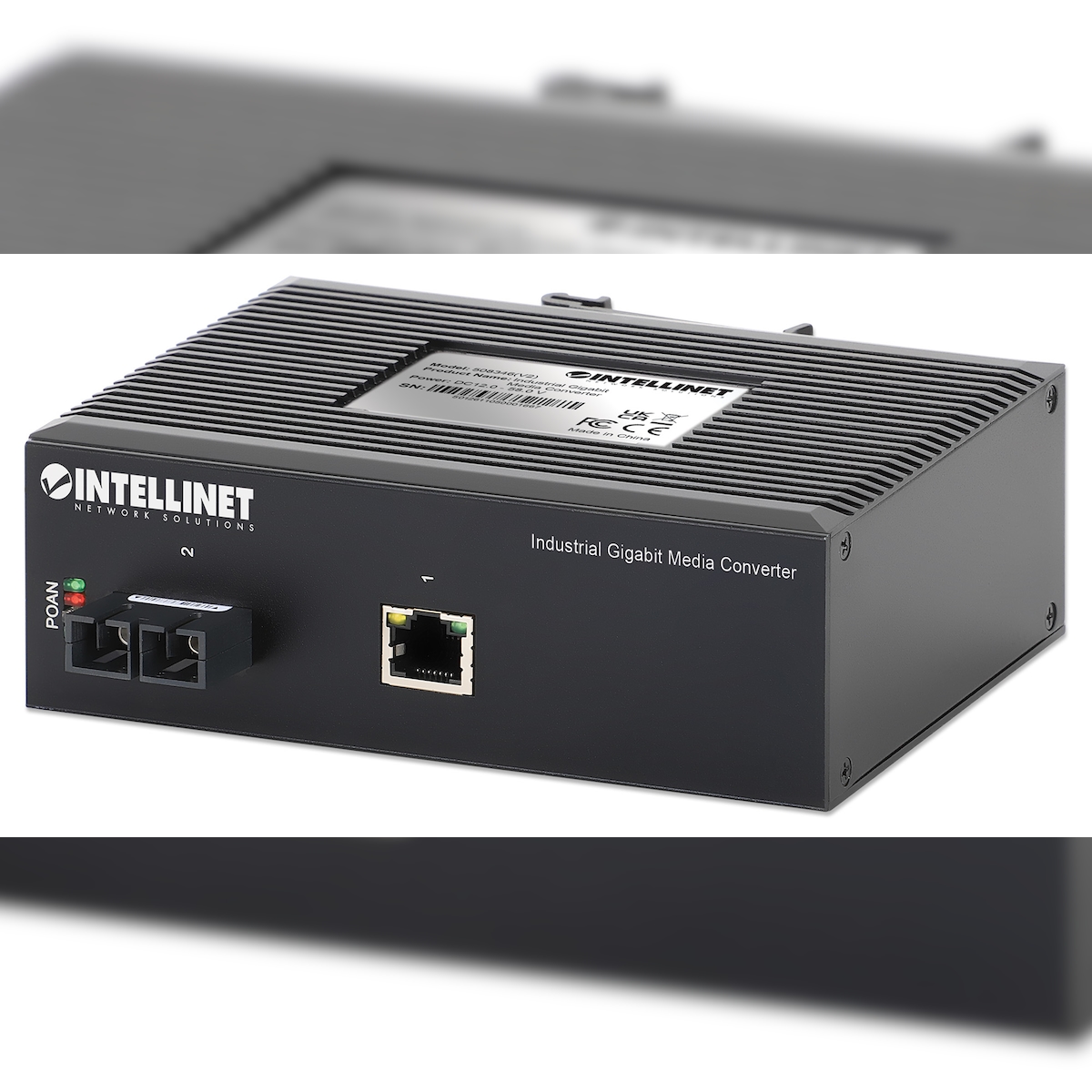 Intellinet 508346 INTELLINET Industrie Gigabit Medienkonverter SC 20km IP40 Image