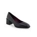 Women's Alae Pump by Aerosoles in Black Leather (Size 8 1/2 M)