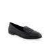 Women's Benvenuto Casual Flat by Aerosoles in Black Leather (Size 7 1/2 M)