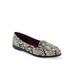 Women's Brielle Casual Flat by Aerosoles in Natural Print Snake (Size 8 M)