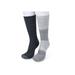 Women's 2 Pack Super Soft Midweight Cushioned Thermal Socks by GaaHuu in Charcoal Grey (Size ONE)