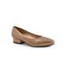 Wide Width Women's Jade Pump by Trotters in Bronze (Size 7 W)