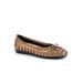 Wide Width Women's Gillian Flats by Trotters in Bronze (Size 8 W)