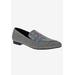 Wide Width Women's Ferris Casual Flat by Bellini in Grey Multi Wool (Size 11 W)