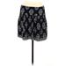 Hollister Casual A-Line Skirt Mini: Blue Floral Bottoms - Women's Size Medium
