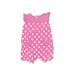 Carter's Short Sleeve Outfit: Pink Polka Dots Tops - Kids Girl's Size 12