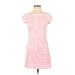 Lauren James Casual Dress: Pink Dresses - Women's Size X-Small