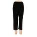 Bass Casual Pants - High Rise Straight Leg Cropped: Black Bottoms - Women's Size 26