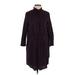 Steven Alan Casual Dress - Shirtdress Collared 3/4 sleeves: Purple Print Dresses - Women's Size 4