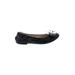 Fendi Flats: Ballet Chunky Heel Casual Black Print Shoes - Women's Size 35 - Round Toe