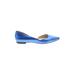 Marc Fisher LTD Flats: Blue Print Shoes - Women's Size 9 - Pointed Toe