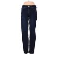 White House Black Market Jeans - Low Rise: Blue Bottoms - Women's Size 2X-Small