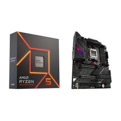 AMD Ryzen 5 7600X 4.7 GHz Six-Core AM5 Processor & ASUS ROG STRIX B650E-E GAMIN 100-100000593WOF