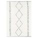 White 96 x 60 x 0.39 in Area Rug - Union Rustic Dainera Southwestern Machine Made Power Loom Area Rug in Cream | 96 H x 60 W x 0.39 D in | Wayfair