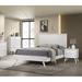 Corrigan Studio® Levana Standard Bed Wood in Brown/White | 53 H in | Wayfair 996D0E3919C647959134A82F32B8D696
