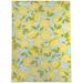 Blue/White 72 x 48 x 0.08 in Area Rug - LEMON DAYS BLUE Laundry Mat By East Urban Home Polyester | 72 H x 48 W x 0.08 D in | Wayfair