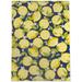 Blue;yellow;green Rectangle 2' x 3' Area Rug - LEMON DAYS NAVY Laundry Mat By East Urban Home 36.0 x 24.0 x 0.08 in whitePolyester | Wayfair