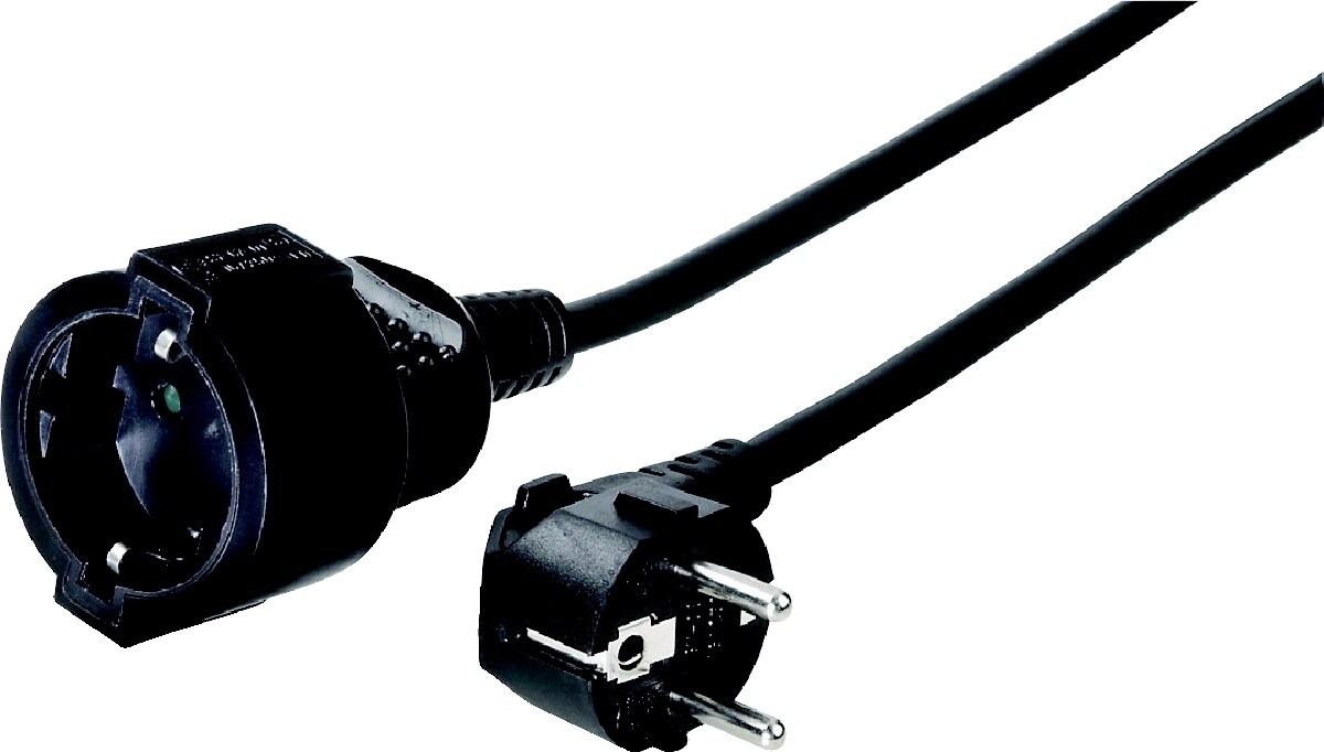 Hama Verlängerungskabel 'Profi' 5m schwarz Image