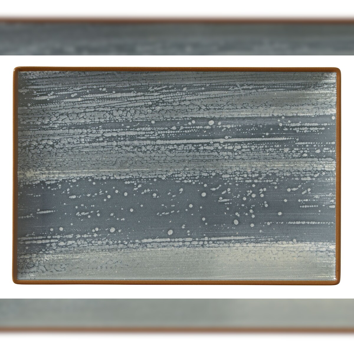 METRO Professional Platte Madleen, Steinzeug, 30 x 20 cm, grau, 6 Stück Image