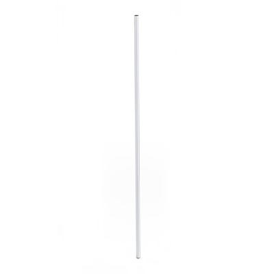Channel ASAU72 72" Aluminum Shelving Upright, 1-1/2" Thickness, Silver