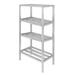 Channel DR2054-4 54" Heavy-duty Shelving Unit w/ 2500 lb Capacity, Aluminum, 4 Shelves, Silver